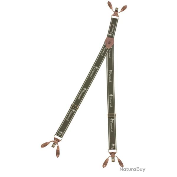 Paire de bretelles avec logo PINEWOOD 2.0 kaki