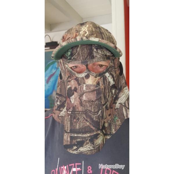 Casquette cagoule camouflage Browning