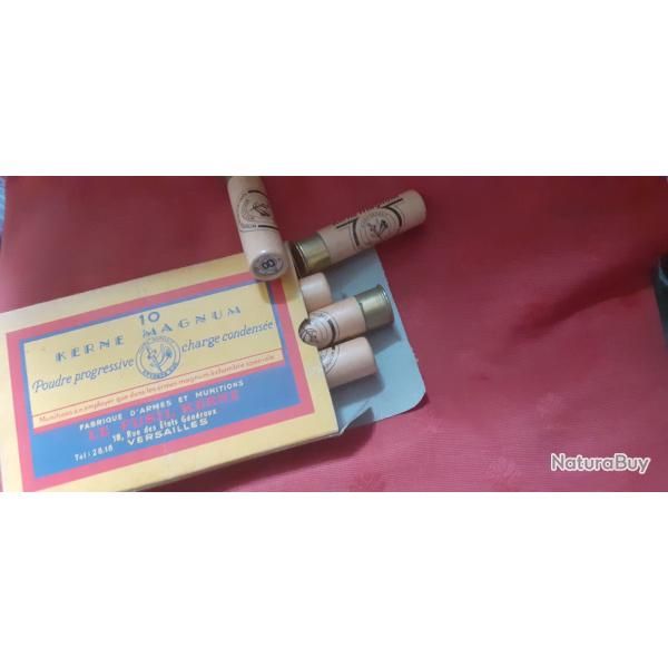 Une rare  boite de cartouches carton  KERNE de cal.16 magnum plomb no 8 arx en tbe