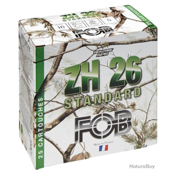 Cartouches de chasse acier FOB ZH26 standard cal.16 26gr PAR 75