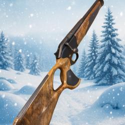 Blaser R8 success cuir Noir Grade 7 , calibre std ,non flûté , titane medaillon