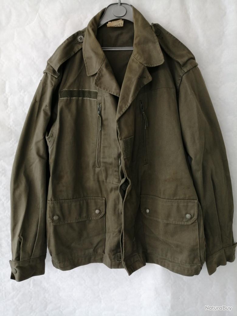 Veste Militaire F1 Armée Française - Taille M, Couleur Vert - Occasion Très Bon état