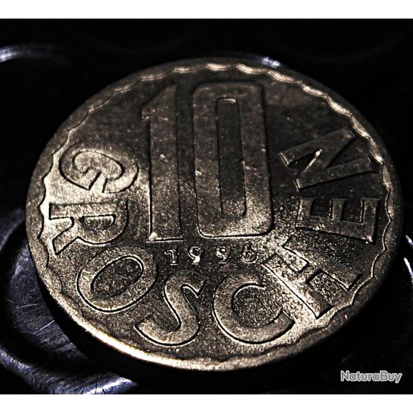 Autriche piece de 10 groschen 1996  superbe