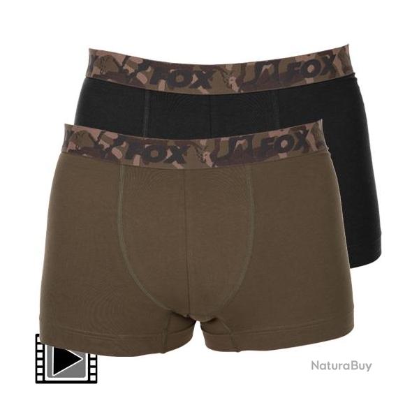 Boxer Fox Khaki + Black les 2