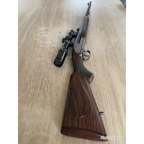 Express Chapuis Rex Artisan bois grade 5, cal 9,3x74r, monture  crochets lunette Schmitt & Bender