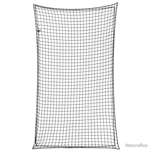 Filet pour remorque avec corde �lastique noir 2,1x1,25 m PP