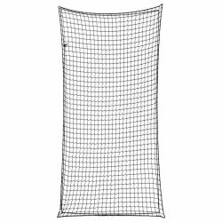 Filet pour remorque avec corde &eacute;lastique noir 6x3 m PP
