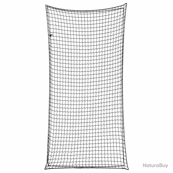 Filet pour remorque avec corde �lastique noir 6x3 m PP