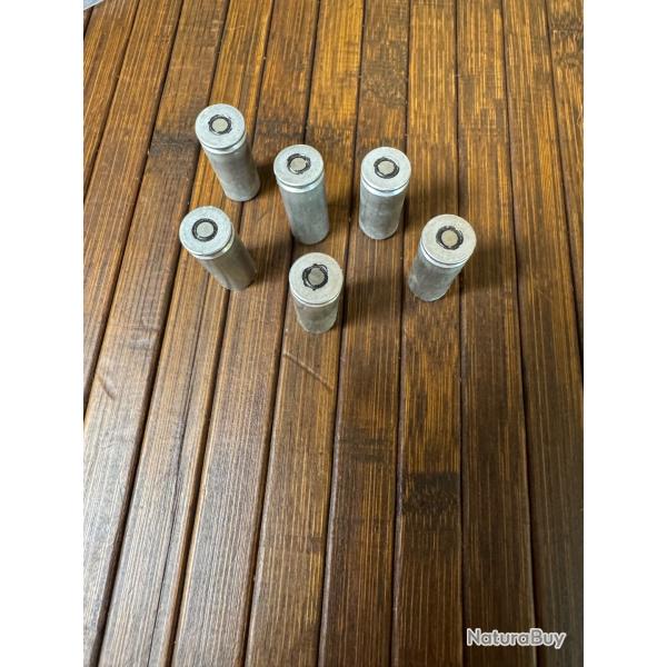 6 CARTOUCHES MANIPULATION OU DCO POUR GARNIRE UN REVOLVER OU CEINTURON A CARTOUCHIRE