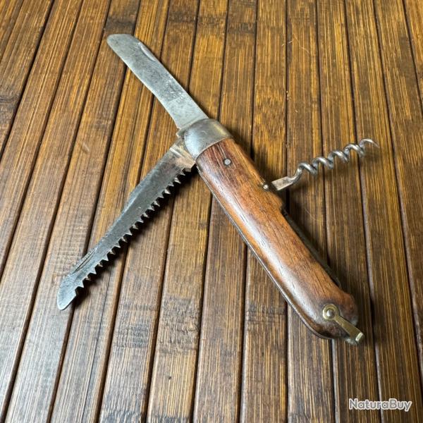 COUTEAU COLLECTION UTILITAIRE MULTI FONCTION VERS 1900 FRANCE ANTOINE COTTE PRADEL