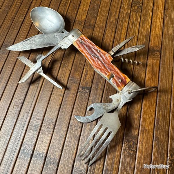 RARE COUTEAU MULTI TOOL KORIUM PIC JAPAN ANN�E 50