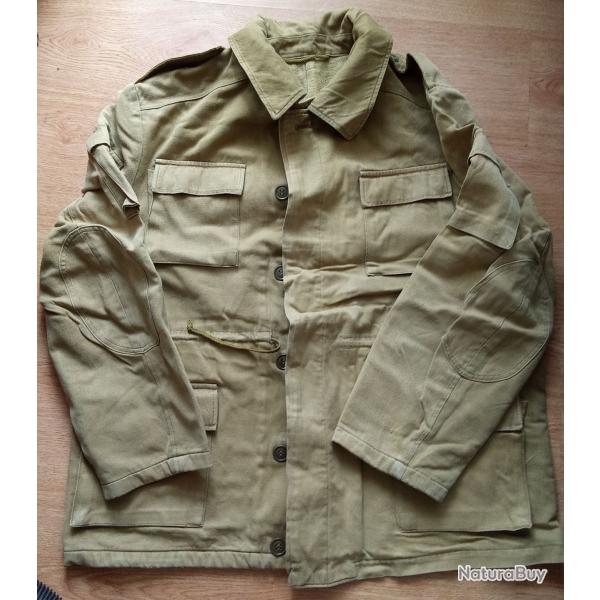AUTHENTIQUE VESTE MILITAIRE "AFGANKA" DOUBLURE RENFORC�E TALLE L 50/4 URSS CCCP 1986