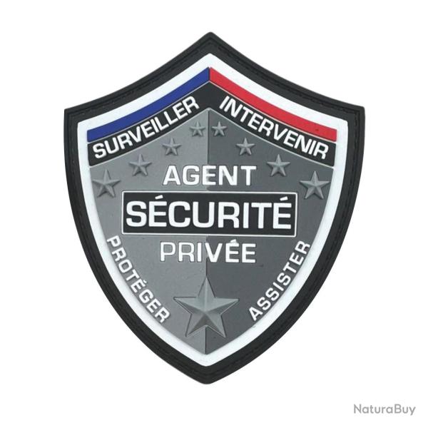 Patch AGENT S�CURIT� PRIV�E �cu 9,3 x 8 cm