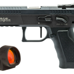 Pistolet Phoenix Predator SA 9X19 pack TRIJICON SRO 5.moa et platine de montage