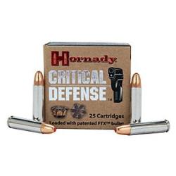 Boite de munition Hornady critical Defense .30 carabine 110GR FTX x25
