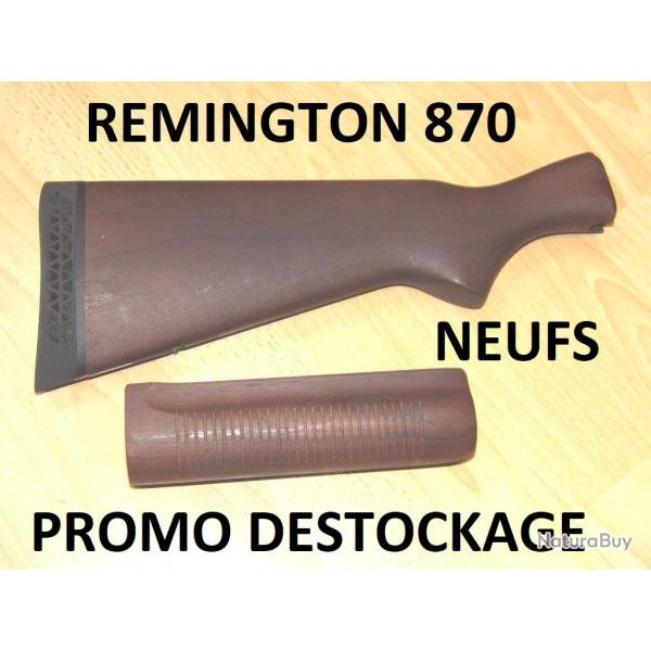 crosse NEUVE + devant fusil REMINGTON 870 (bois modle POLICE) - VENDU PAR JEPERCUTE (b12156)