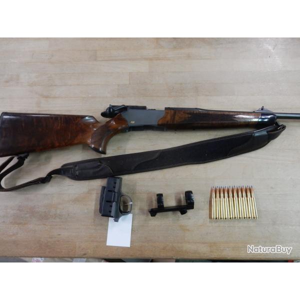 CARABINE LINEAIRE BLASER R8 CAL. 7X64 + MONTAGE BLASER + BALLES TRES BON ETAT OCCASION