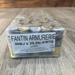 Cartouches FANTIN 12/70/25 TRIO 40g n&deg;8/9/10 x25