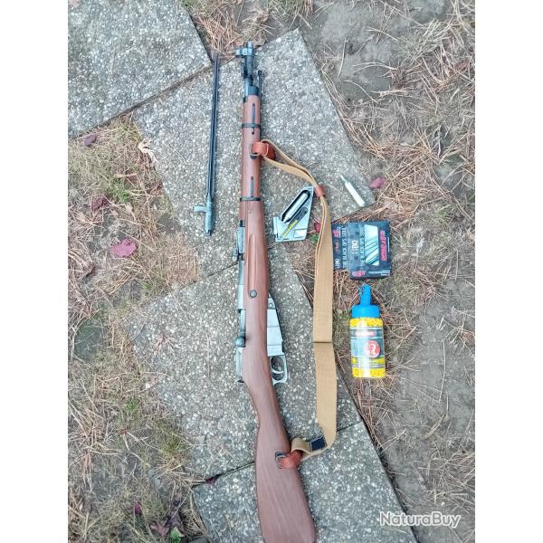 Mosin nagant replique airsoft gaz puissance 1 joule