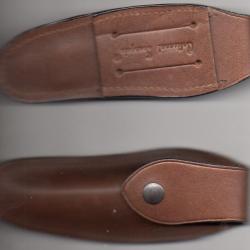 &Eacute;TUI peau double sens Fabriqu&eacute; en France noir ou marron