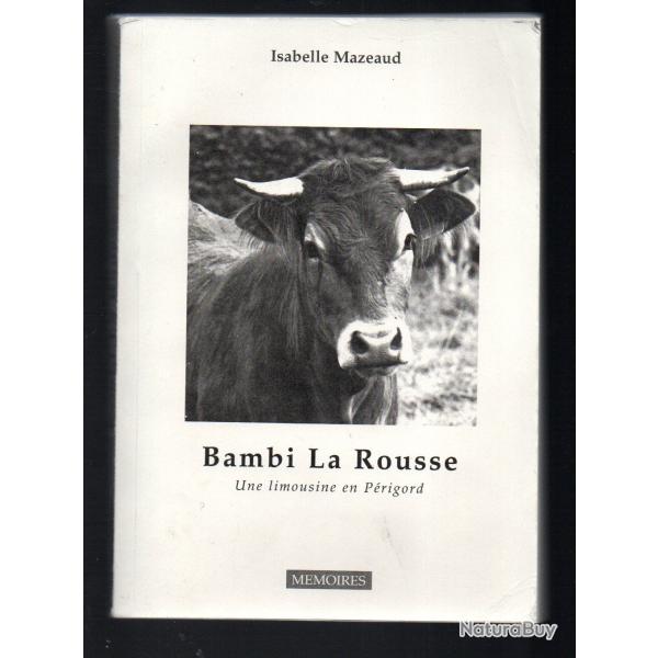 bambi la rousse une limousine en p�rigord d'isabelle mazeaud