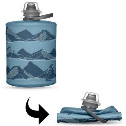Gourde souple Hydrapak Stow 500 ml bleue