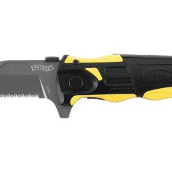 COUTEAU WALTHER PRO RESCUE KNIFE JAUNE