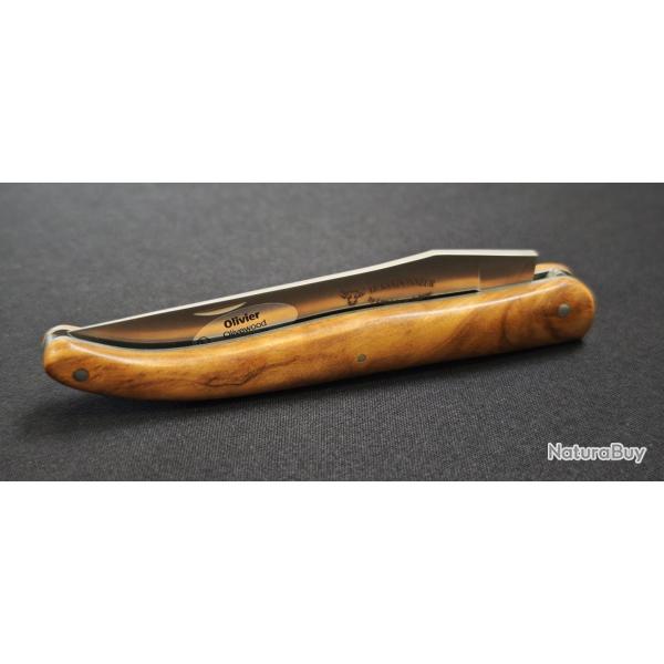 Laguiole en Aubrac - Le randonneur - Couteau pliant de poche - manche olivier