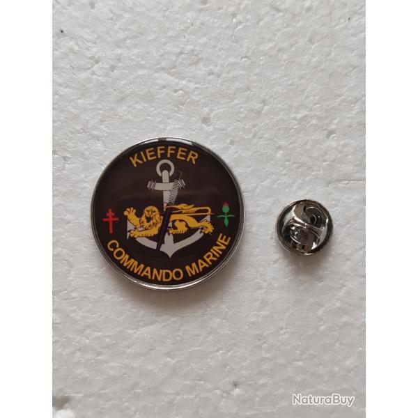 BADGE METAL DU COMMANDO MARINE "KIEFFER"