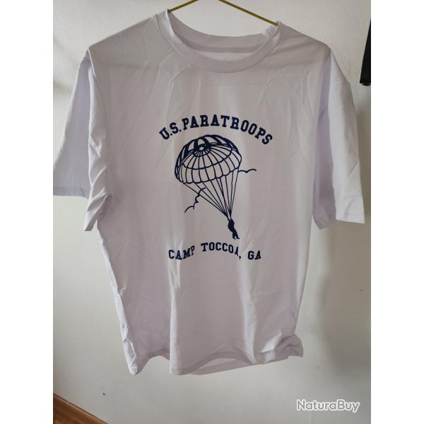 T-SHIRT U.S. PARATROOPS "CAMP TOCCOA"