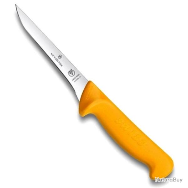 COUTEAU A DESOSSER SWIBO 13CM JAUNE - VICTORINOX