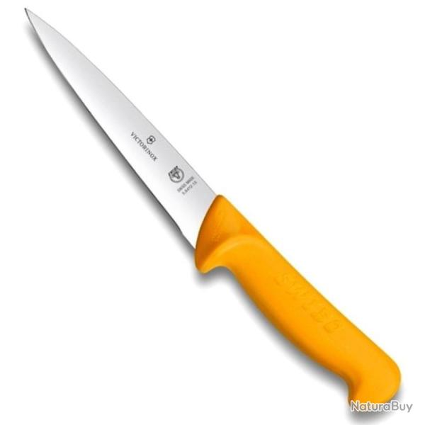 COUTEAU A SAIGNER SWIBO 13CM JAUNE - VICTORINOX