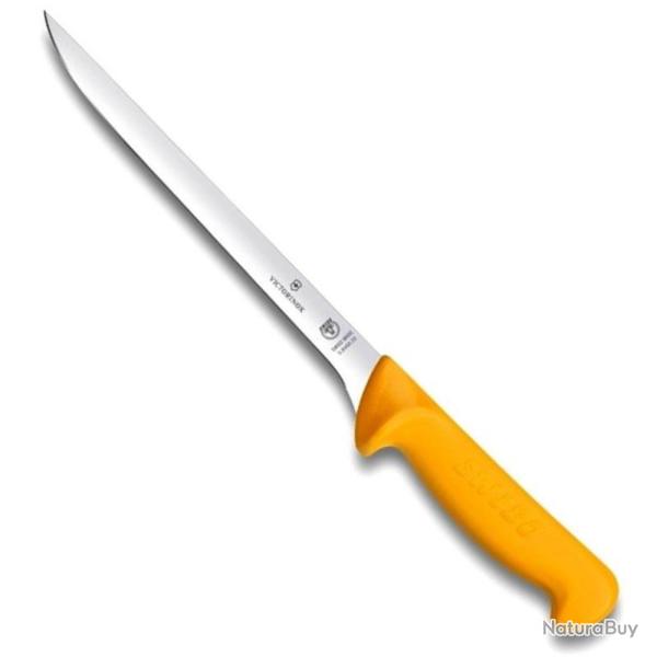 COUTEAU A FILET SWIBO 20CM JAUNE - VICTORINOX