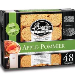 BISQUETTES POMME X48 - BRADLEY SMOKER