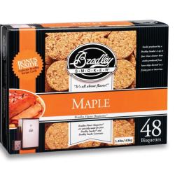 BISQUETTES ERABLE X48 - BRADLEY SMOKER