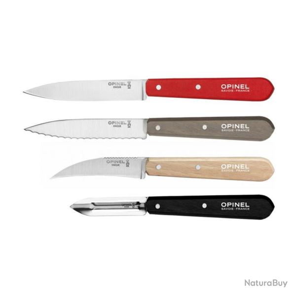 COFFRET 4 COUTEAUX ESSENTIELS LOFT - OPINEL