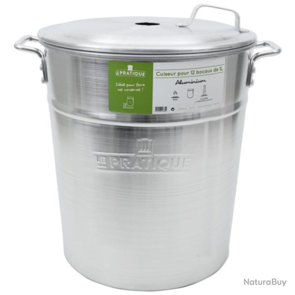 CUISEUR A GAZ ALU 40L (12 BOCAUX 1L) - LE PRATIQUE