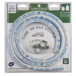 TUBE SOUPLE PR RECHAUD 6X12 1M50 - LE PRATIQUE