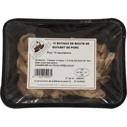 BOYAUX DE BOUTS DE SUIVANT DE PORC X10 - MA CHARCUTERIE MAISON