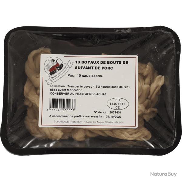 BOYAUX DE BOUTS DE SUIVANT DE PORC X10 - MA CHARCUTERIE MAISON