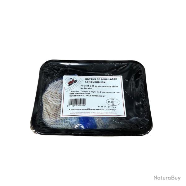 BOYAUX DE PORC LARGE 25M - MA CHARCUTERIE MAISON