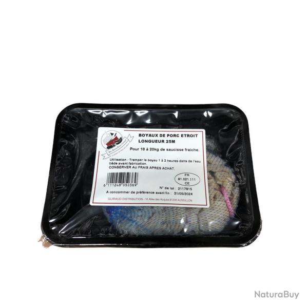 BOYAUX DE PORC ETROIT 25M - MA CHARCUTERIE MAISON