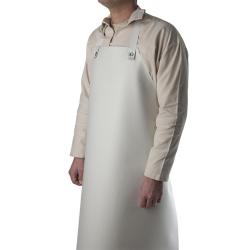 TABLIER DE BOUCHER CAOUTCHOUC NITRILE BLANC - EUROPROTEX