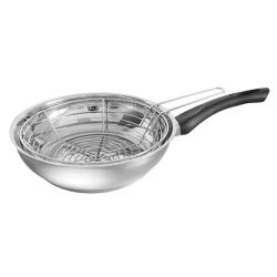 POELE A FRITURE INOX 26CM - BAUMALU