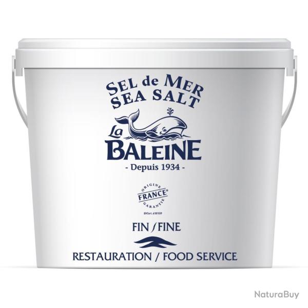 SEL FIN DE MER SEAU DE 5KG - LA BALEINE