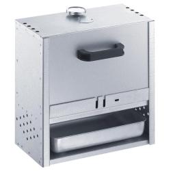 FUMOIR EN ACIER ALUMINE PORTE COULISSANTE H50CM - PEETZ