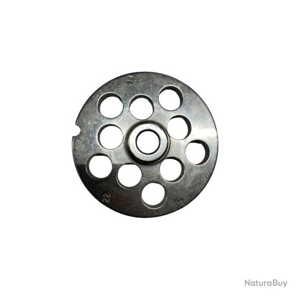 GRILLE HACHOIR N22 ACIER 14MM (AVEC EPAULEMENT) - REBER