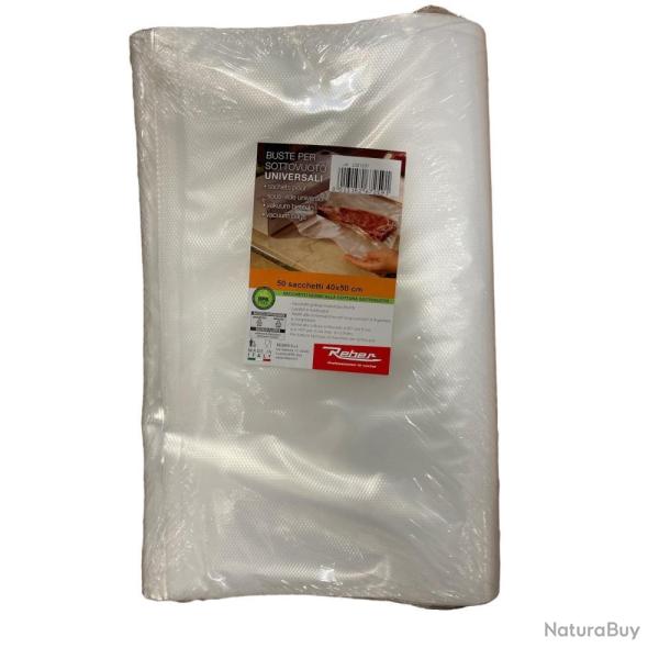 SACHETS GAUFRES MISE SOUS VIDE 40X50 X50 - REBER