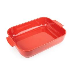 PLAT FOUR RECTANGULAIRE 40 CM ROUGE - 2.8000 - PEUGEOT SAVEURS