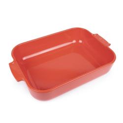 PLAT FOUR RECTANGULAIRE 36CM ROUGE - 3.8000 - PEUGEOT SAVEURS